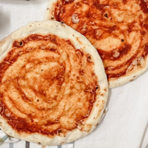 Base de pizza con tomate (2 uds)
